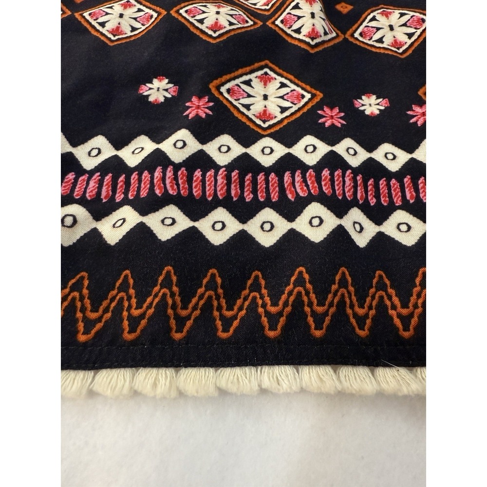 Shift Dress Navy Knee Sleeveless Sz 10 NorthStyle Ethnic Inspired 90's Mom Y2K - Picture 11 of 16